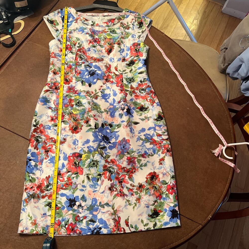 NWT Liz Claiborne women's multi color Dress Sz 6 summer office wear occasion - Picture 7 of 7